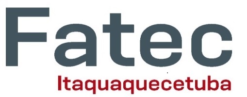 Logomarca da Fatec Itaquaquecetuba. Contêm o texto 'Fatec' e 'Itaquaquecetuba'